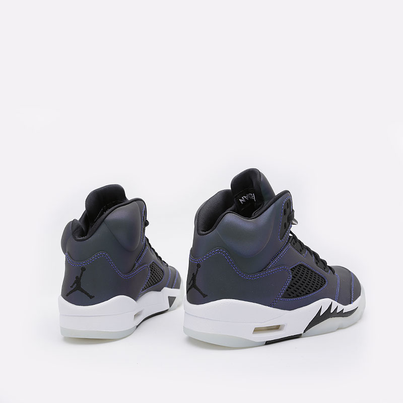 женские синие кроссовки Jordan WMNS 5 Retro CD2722-001 - цена, описание, фото 5